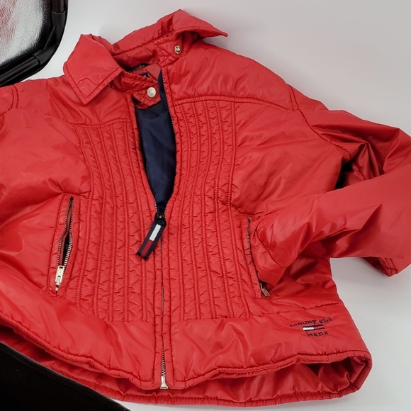 Tommy girl recycled nylon down jacket size S - Picture 2 of 13